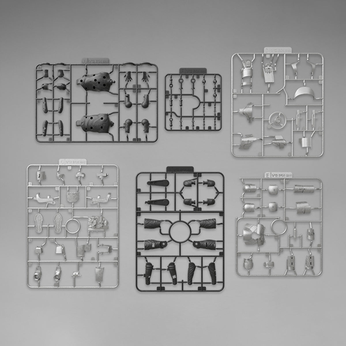 (Only Shipped to the US) Fondjoy Plastic Model Kits: Infinity Saga - Iron Man, Mecha Musume Style 1:12 Scale Miniature Collectible Action Figures MK1