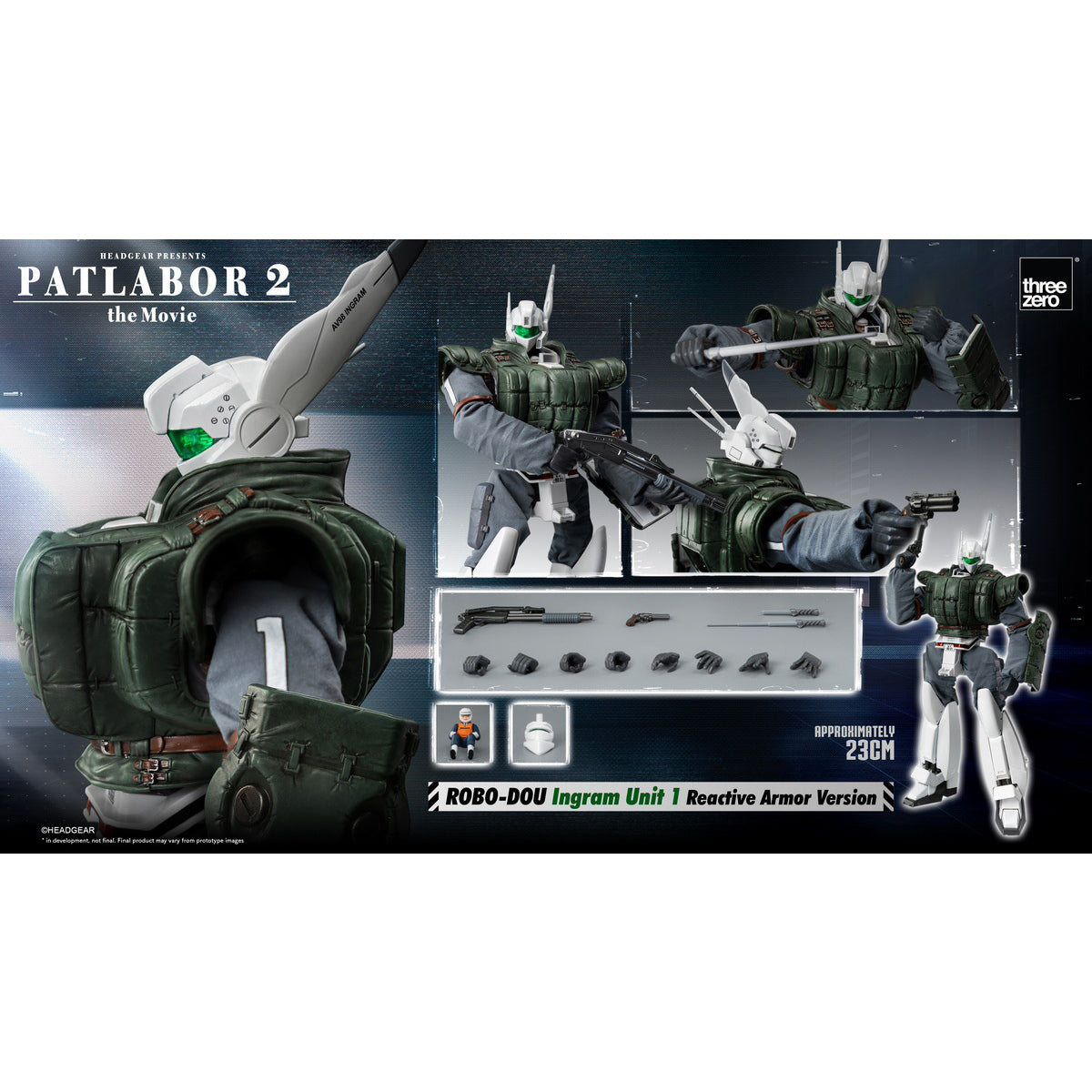 Threezero Ingram Unit 1 Reactive Armor Version 1/35 Scale Action Figur