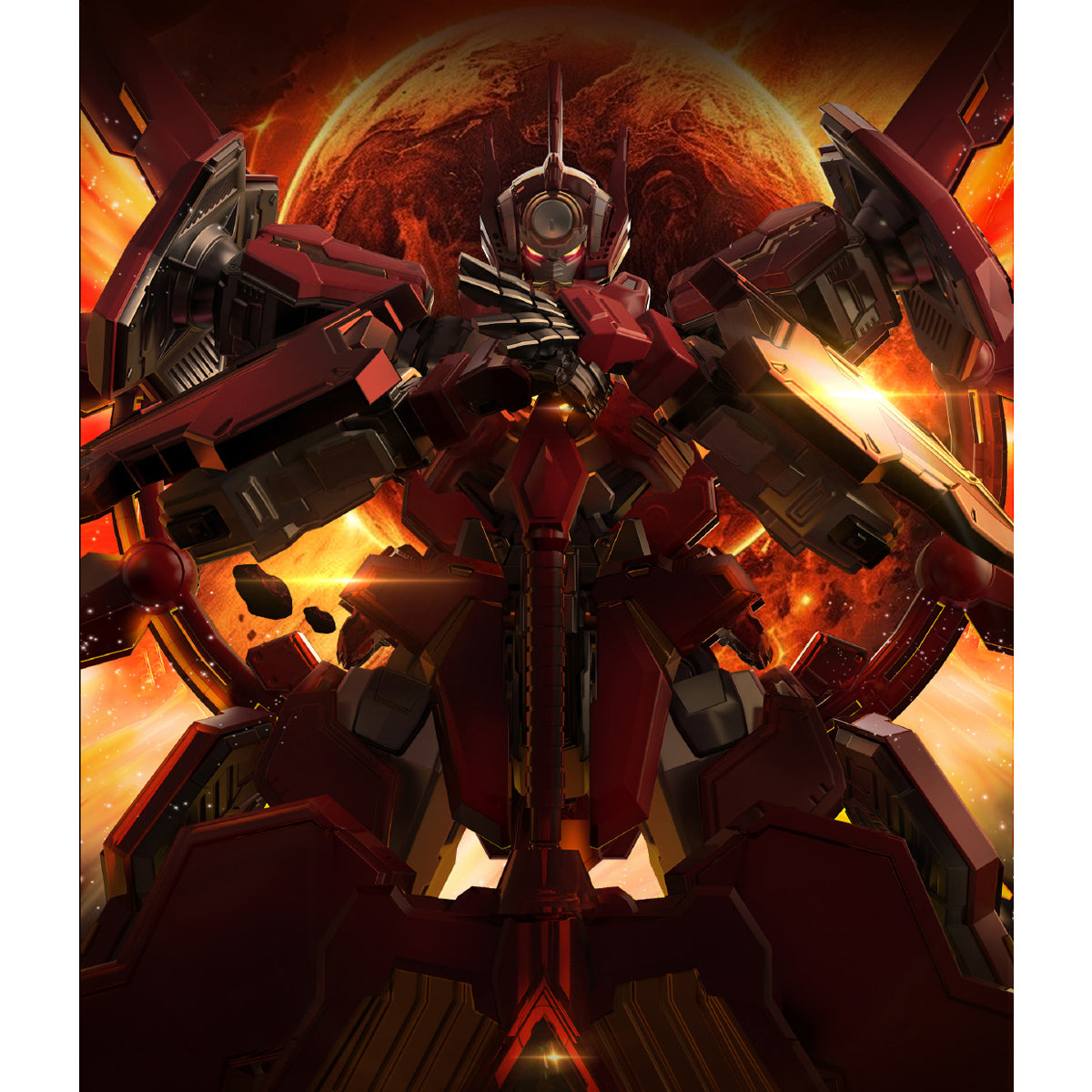 ロボット yuuki Yili Chuangwan Galaxia Bots GLX-H01 Series Apollo Model Kit
