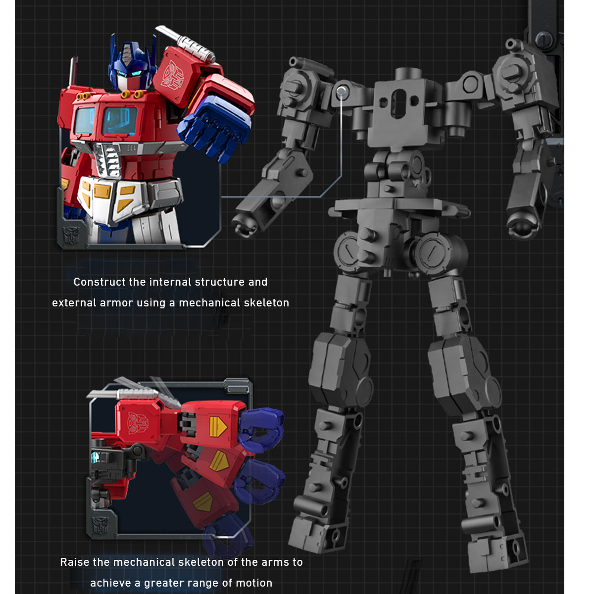 BLOKEES Optimus Prime Legendary Edition G1 Assembly Model Kits