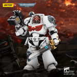 JOYTOY Warhammer 40,000 White Scars Terminator with Power Fist and Assault Cannon & with Power Fist and Storm Bolter & with Power Sword and Storm Bolter Action Figure