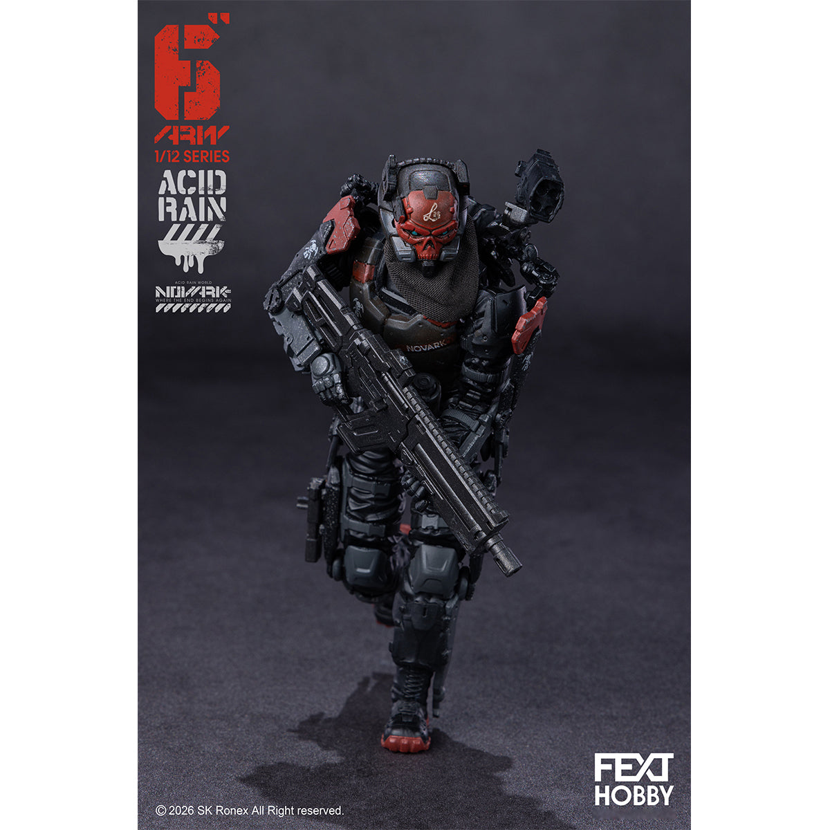FEXT HOBBY Acid Rain World: Novark FXH-AR-005 Valerius FXH-AR-006 NVK Escort-L FXH-AR-001 Red Locust 1/12 Scale Action Figure