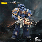 JOYTOY Ultramarines Relic Primus Armour with Plasma Pistol and Combat Blade & Ultramarines Heavy Artificer Armor with Relic Multi-Melta & Ultramarines Heavy Relic Primus Armor with Heavy Relic Bolt Rifle