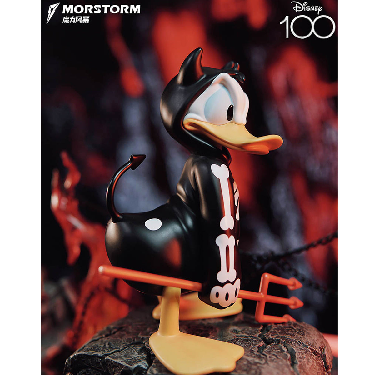 MORSTORM Disney 100th Anniversary Series Devilish Donald Duck Art Statue