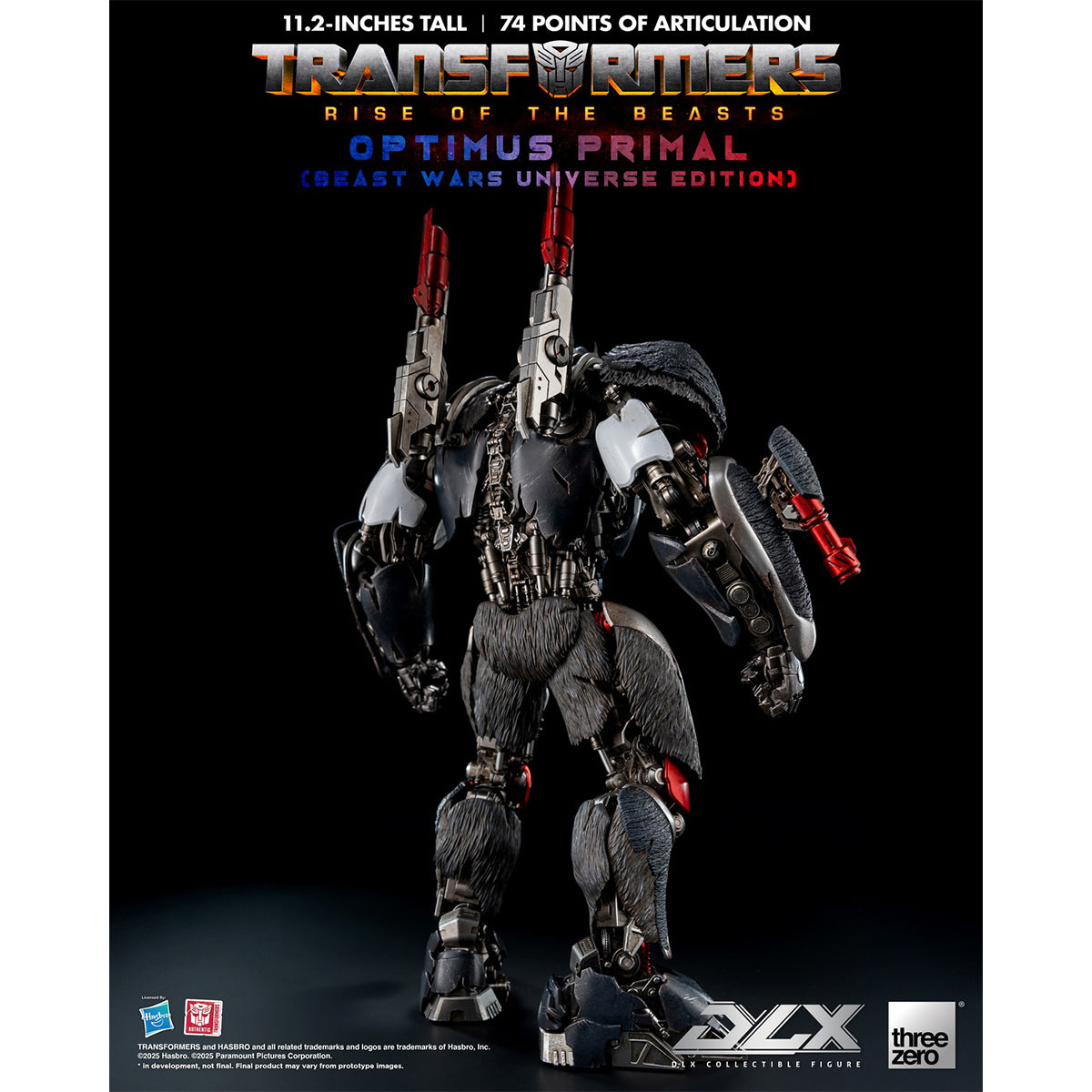 Threezero Transformers: Rise of the Beasts DLX Optimus Primal (Beast Wars Universe Edition) 3Z08850W0 Figure