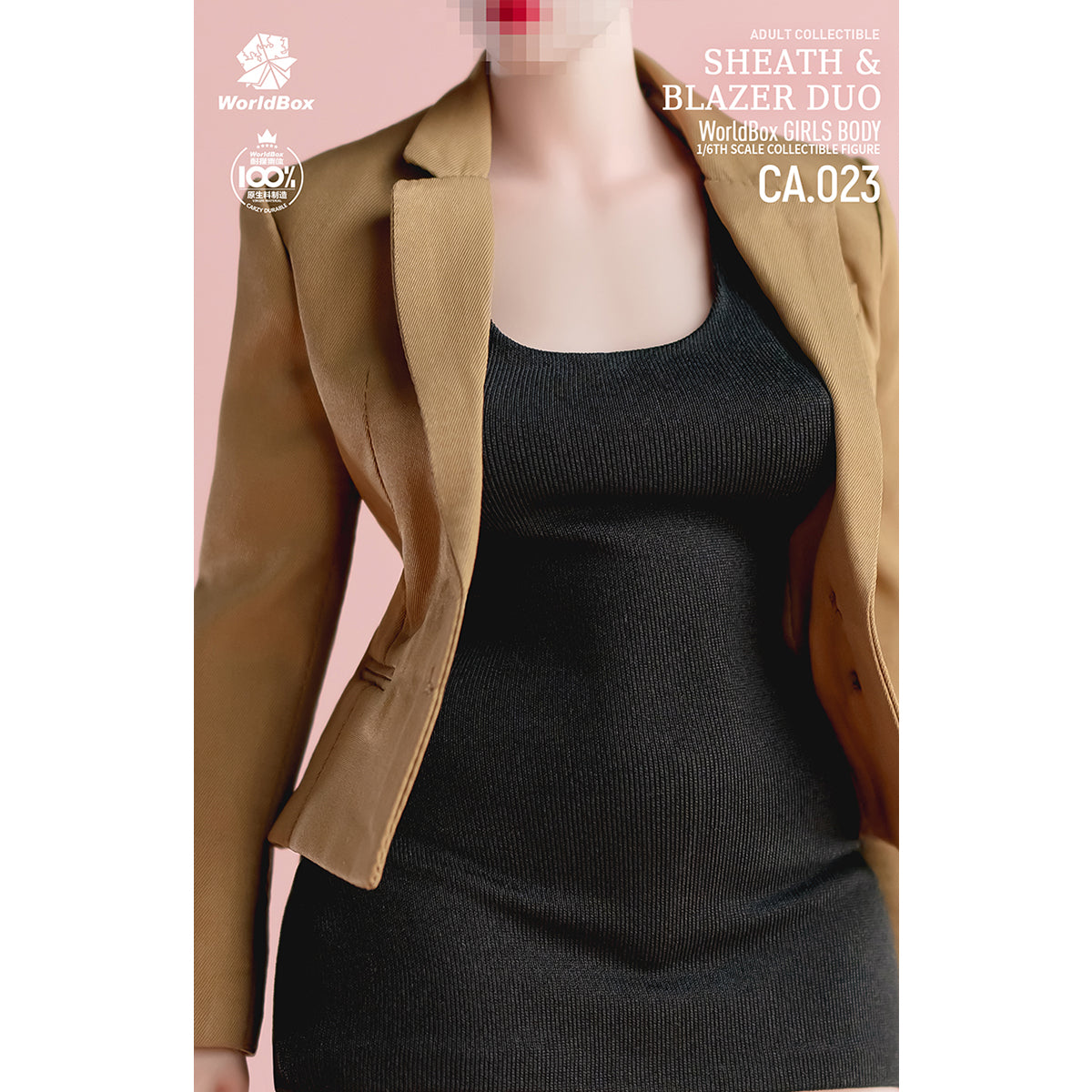 Worldbox 1/6 Plus Size Girl Clothing Card Doll Clothes Accessory for 12-inches Figure