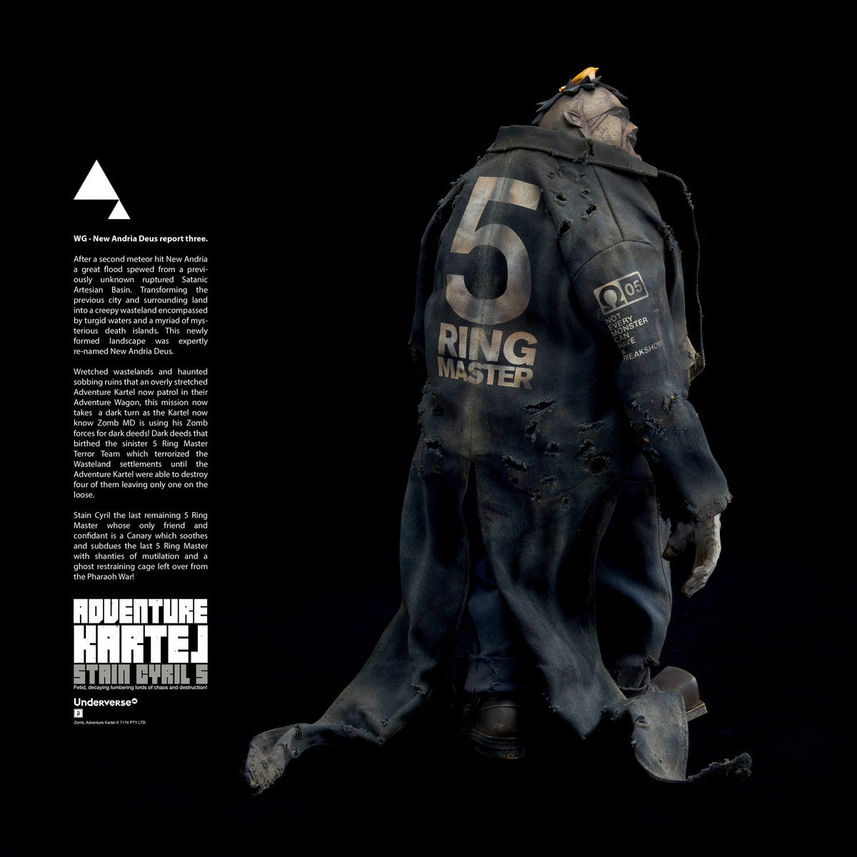 Underverse Stain Cyril Fat Zombie AK Series 1/6 Scale Action Figure