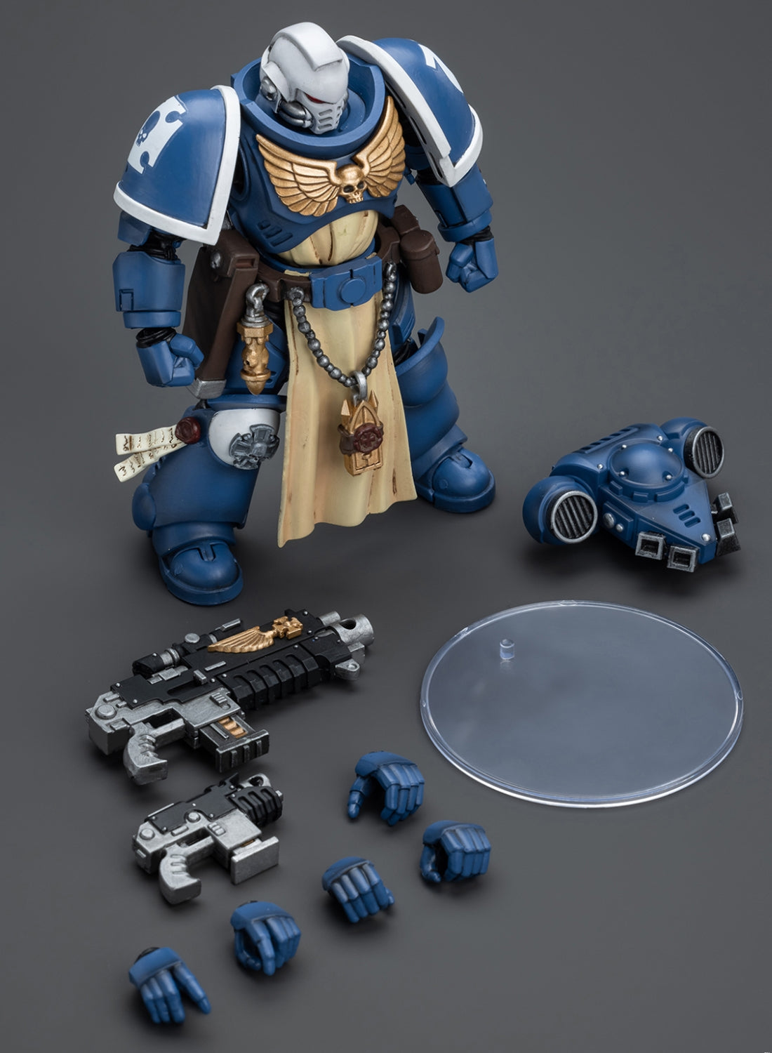 (Only Shipped to the US) JOYTOY Ultramarines Sternguard Veteran with Bolt Rifle JT9831 Warhammer 40K 1/18 Scale Action Figure