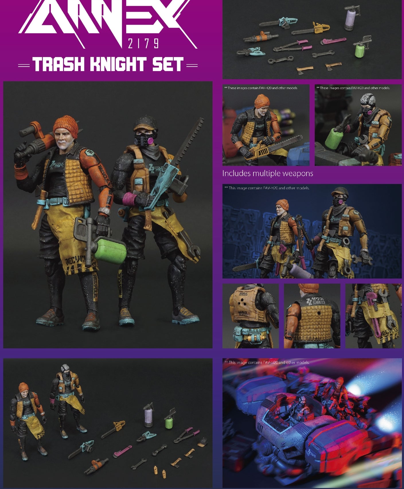 HiPlay Action Figure Sets - Exquisite Craftsmanship & High Realism