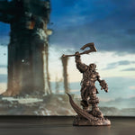 Blizzard Game World of Warcraft: Grommash Hellscream Art Bronze Game Statue