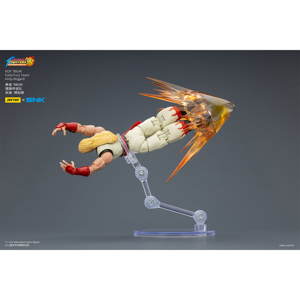 JOYTOY KOF '98UM Fatal Fury Team Joe Higashi & Andy Bogard & Terry Bogard 1/18 Scale Action Figure