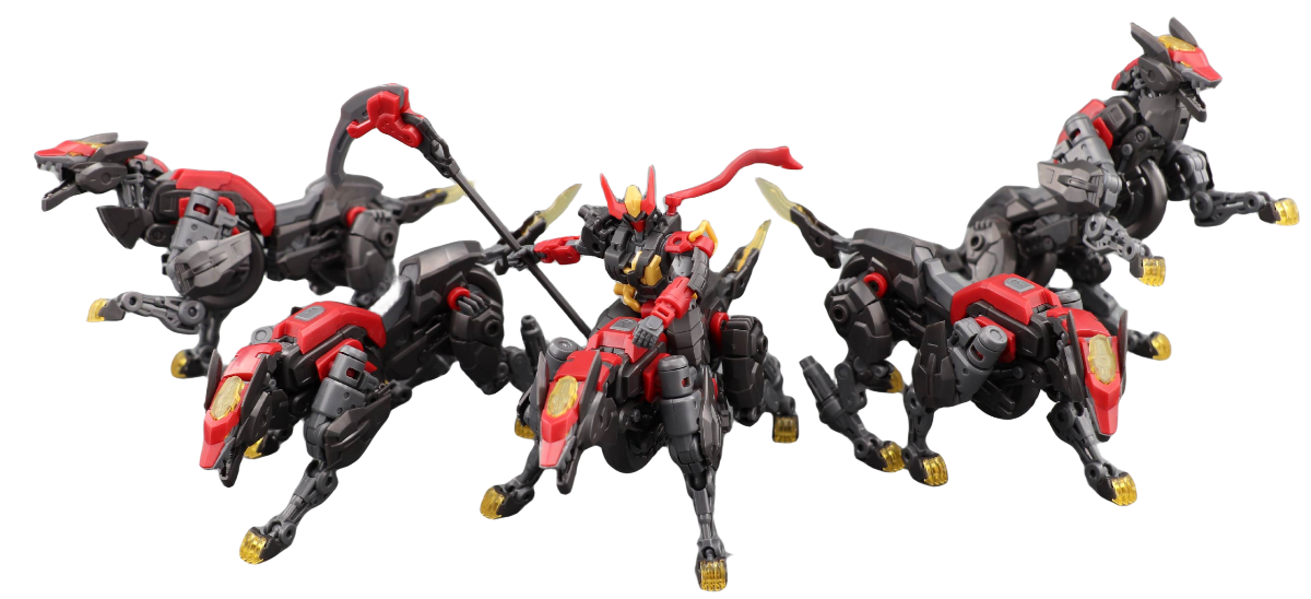 KEMO FIFTYSEVEN Armored Puppet - Shadow Wolf 1/24 Scale Assembly Model Kits