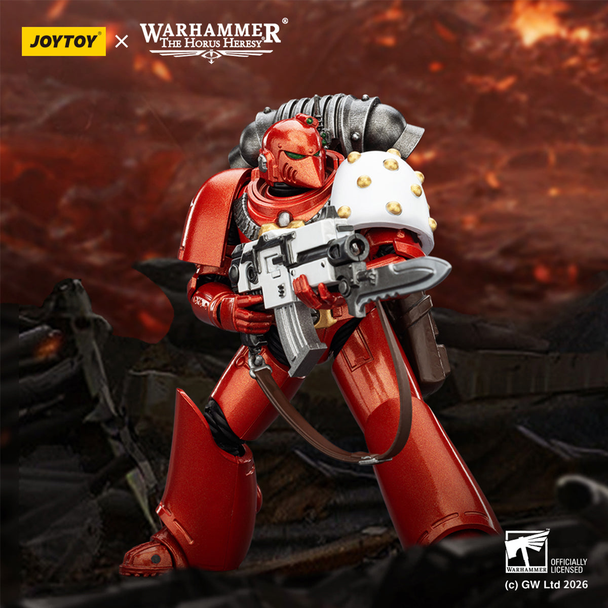 JOYTOY Warhammer 40,000 Thousand Sons & Space Wolves & Sons of Horus & Alpha Legion & Blood Angels & Imperial Fist & Ultramarines MKVI Tactical Legionary 1/18 Scale Action Figure