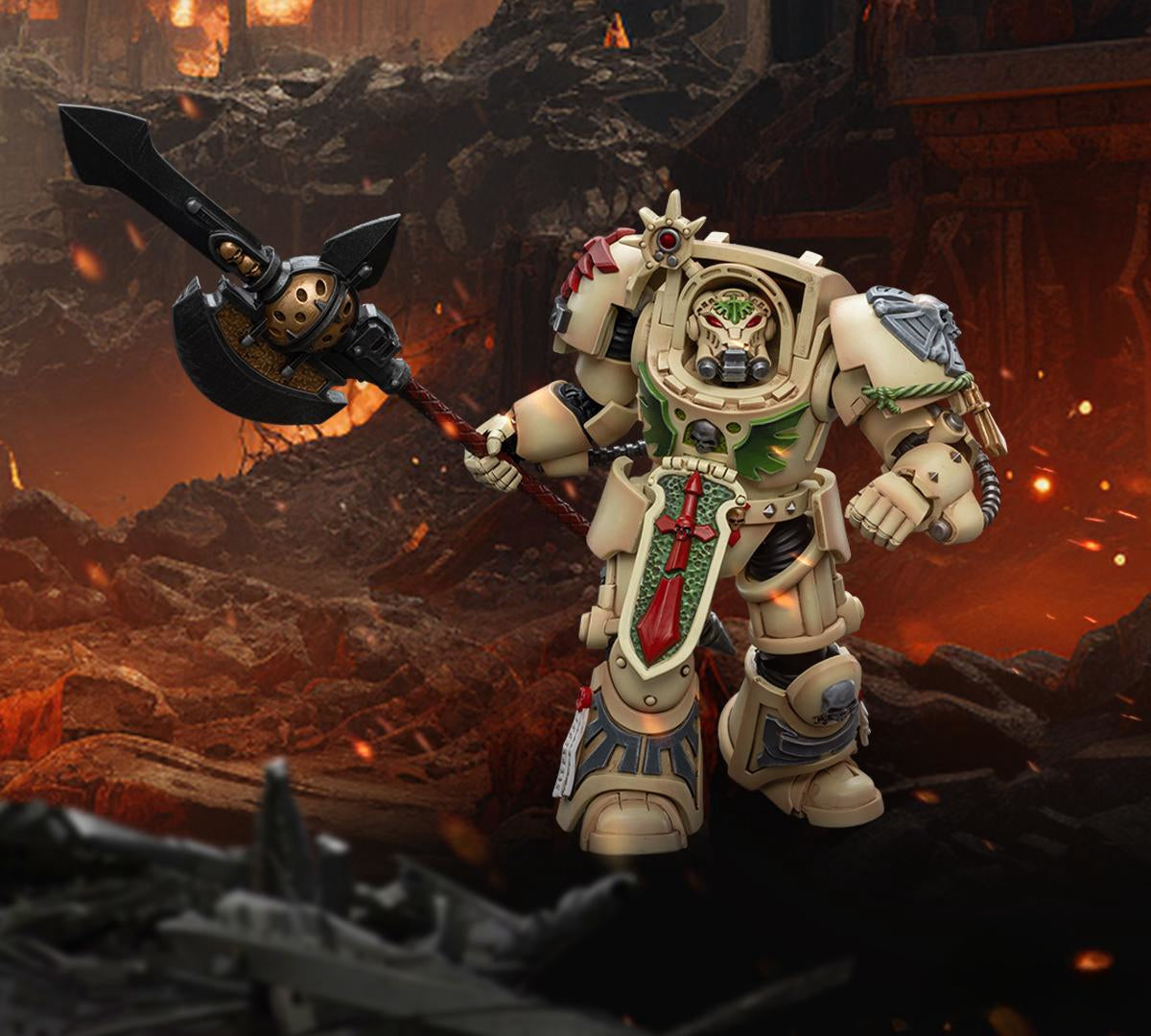 HiPlay JoyToy JT9183 40K Collectible Figure: Dark Angels Deathwing Champion 1:18 Scale Action Figures