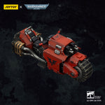 JOYTOY Warhammer 40K Raven Guard/Space Wolves/Blood Angels Raider-pattern Combat Bike with twin-linked bolt rifles (JT03776) 1/18 Scale Action Figure Vehicle Set