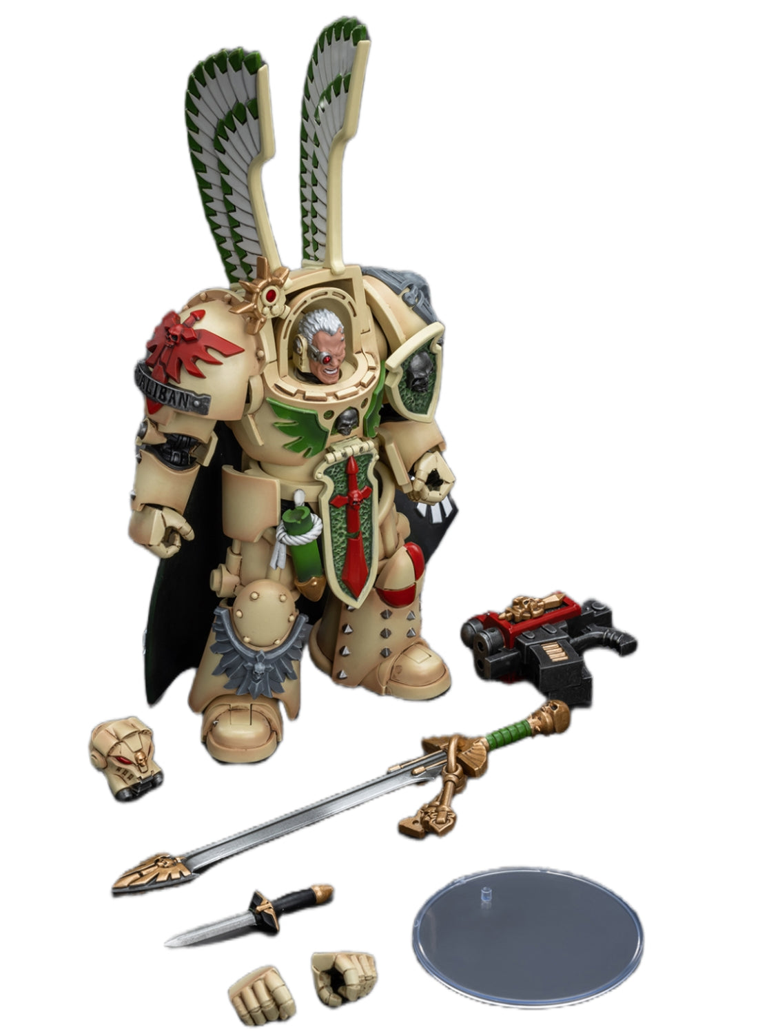 HiPlay JoyToy JT9169 40K Collectible Figure: Dark Angels Deathwing Strikemaster with Power Sword 1:18 Scale Action Figures