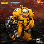 JOYTOY Warhammer 40,000 Imperial Fists Terminator with Power Fist and Assault Cannon & with Power Fist and Storm Bolter & with Power Sword and Storm Bolter Action Figure