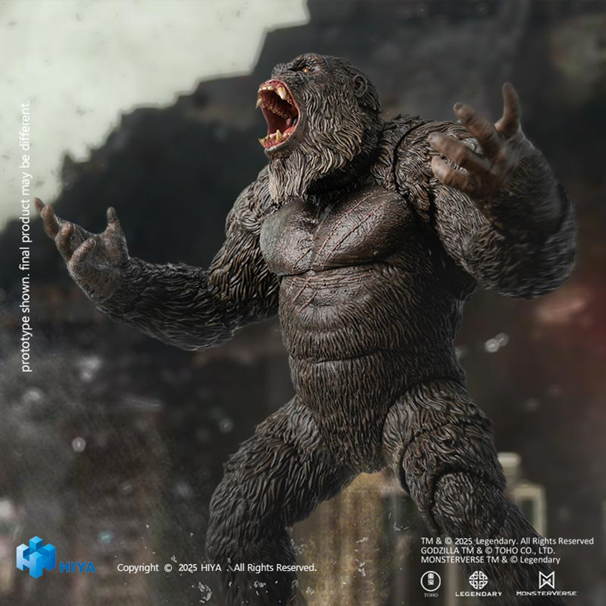 HIYA EBG0241 Godzilla vs. Kong: Kong 2.0 1/12 Scale Articulated Action Figure