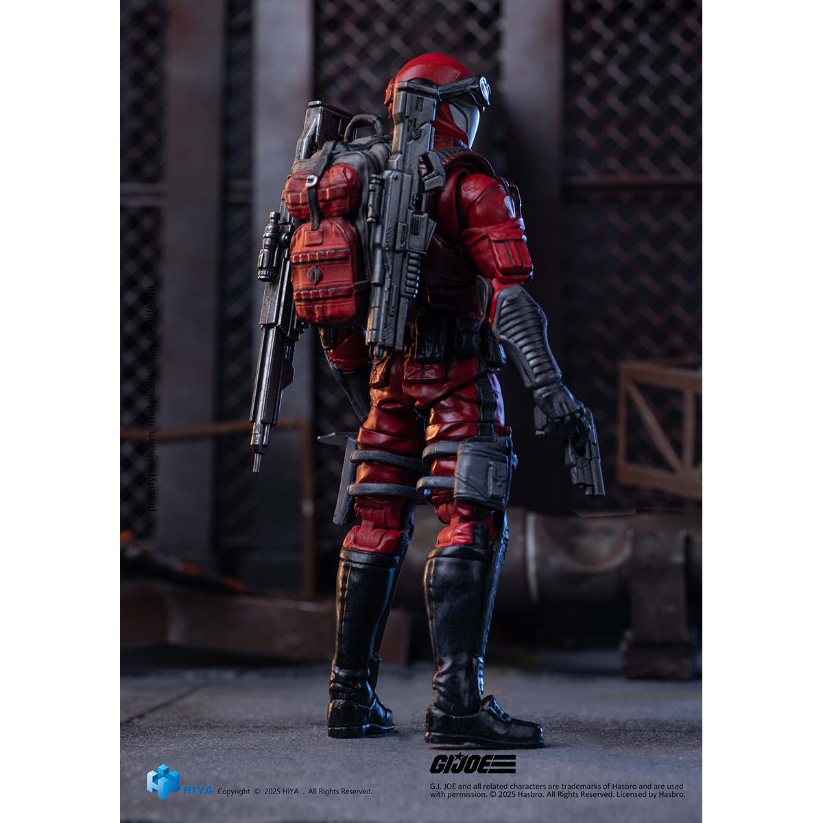 HIYA G.I.Joe Crimson Viper EMG0461 1/18 Scale Action Figure