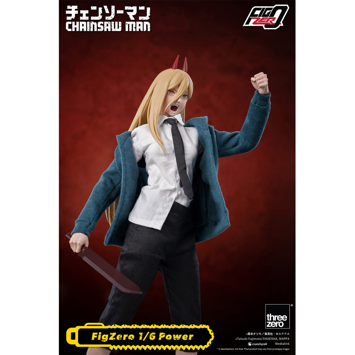 Threezero 3Z04080M0 CHAINSAW MAN Power & 3Z04070M0 CHAINSAW MAN Denji 1/6 Scale Action Figure