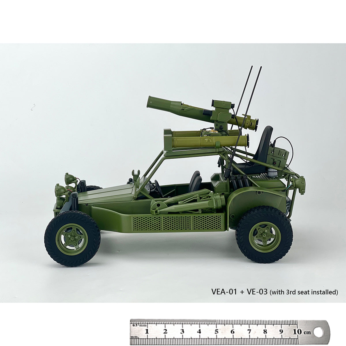 FANS HOBBY VE-01 Air Eagle VE-02 Uni-Thunder VE-03 A.T.A.C. All-Terrain Attack Carrier VEA-01 Missile Launcher Set 1/12 Scale Vehicle Model