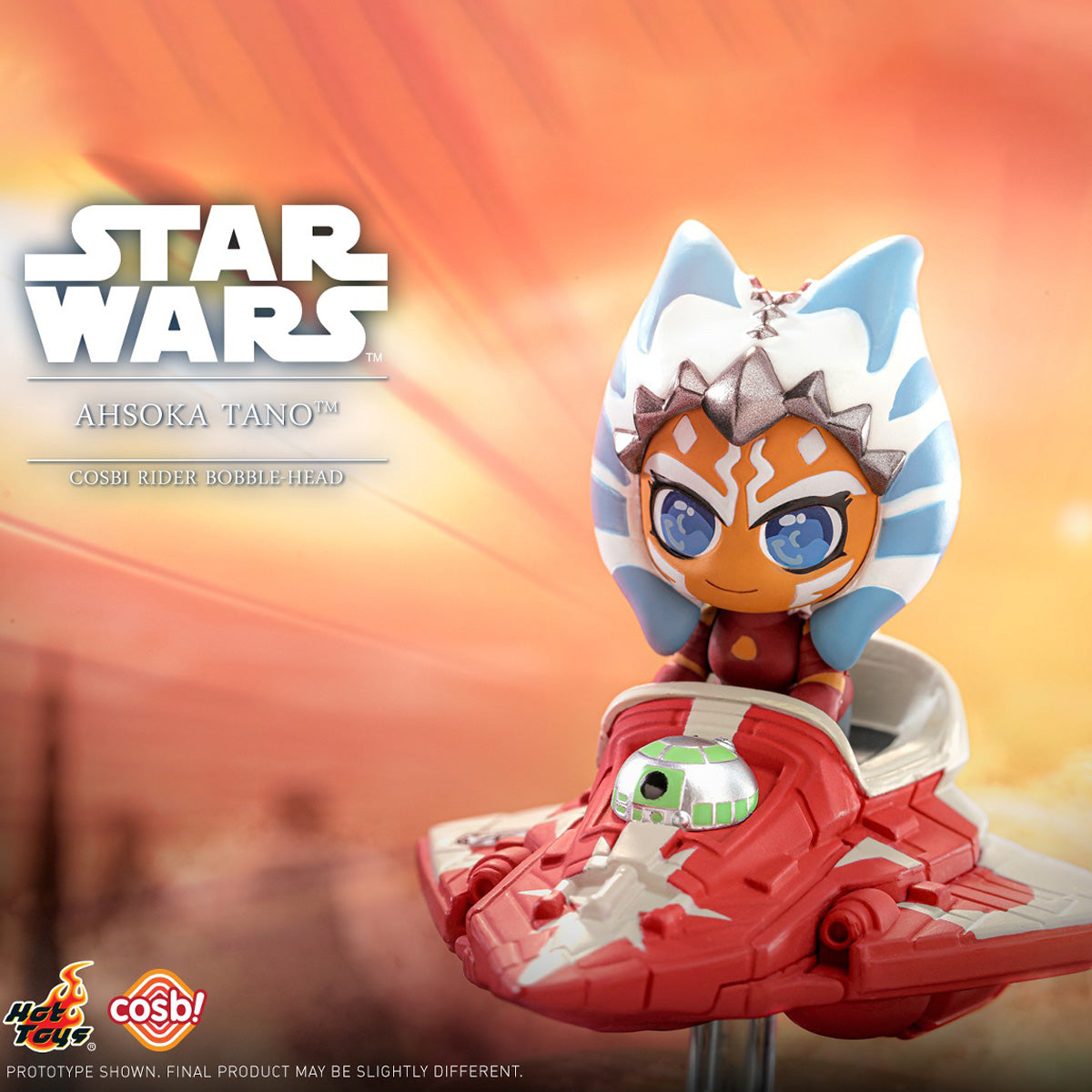 Hot Toys Star Wars Cosbi Rider Bobble-Head Collection (Series 1) CBX180 Stylized Mini Vehicle Blind Box