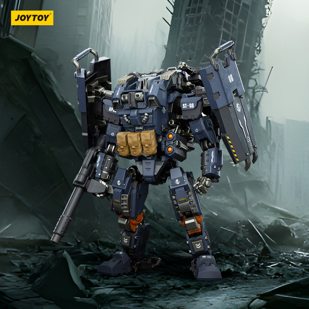 JOYTOY Dark Source APOC Series Storm Lucis Fire Support Type Mech & UNSC Mirage Squad 1/25 Scale Action Figure