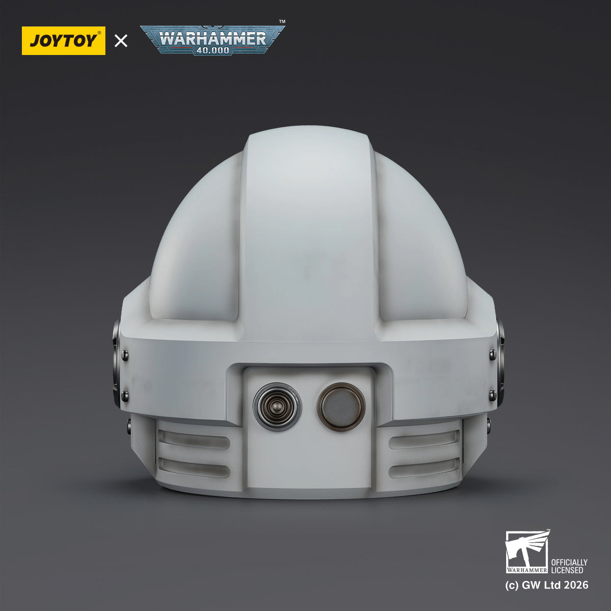 JOYTOY Warhammer 40,000 White Scars MkX Helmet & Display Stand 1/1 Scale Helmet Replica