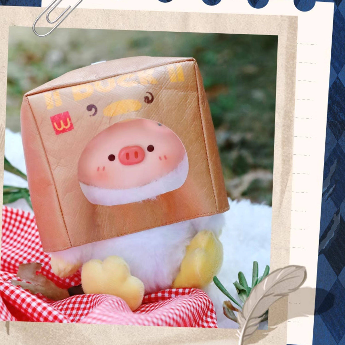 PikoPig Mysterious Preview Letter Series Vinyl Face Plush Blind Box