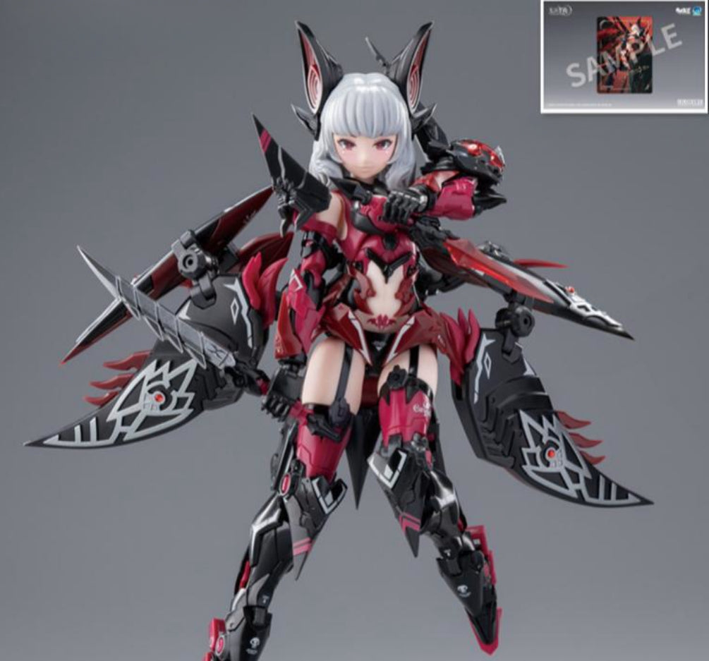 HiPlay E-Model Plastic Model Kits: Endless Night Camilla Collector's Version, A.T.K Girl, Mecha Musume, Anime Style 1:12 Scale Collectible Action Figures