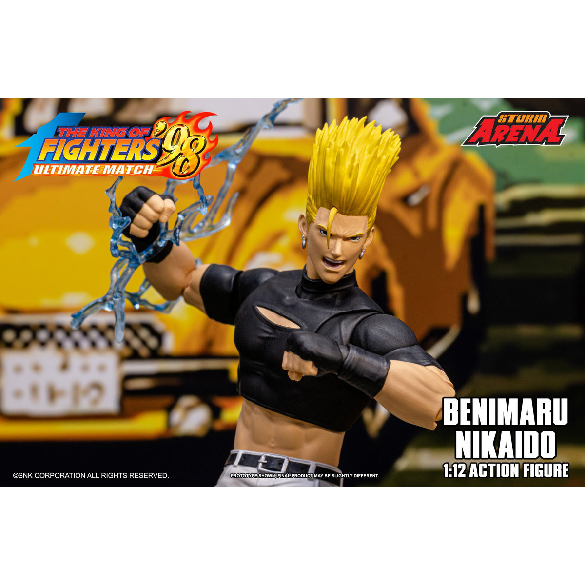 Storm Collectibles The King Of Fighters'98 UM KFSA01 Benimaru Nikaido Storm Arena KFSA02 Goro Daimon Storm Arena KFSA03 Kyo Kusanagi Storm Arena 1/12 Scale Action Figure