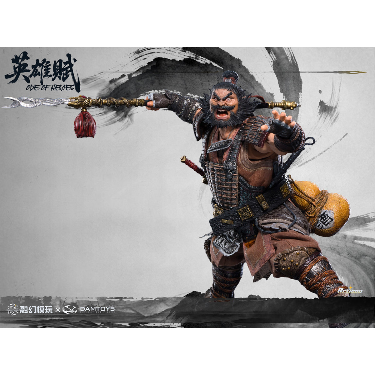 FUSION FANTASY × DAMTOYS Odes of Heroes Wanfu Mokai FTOH-02 Zhang Fei 1/12 Scale Action Figure