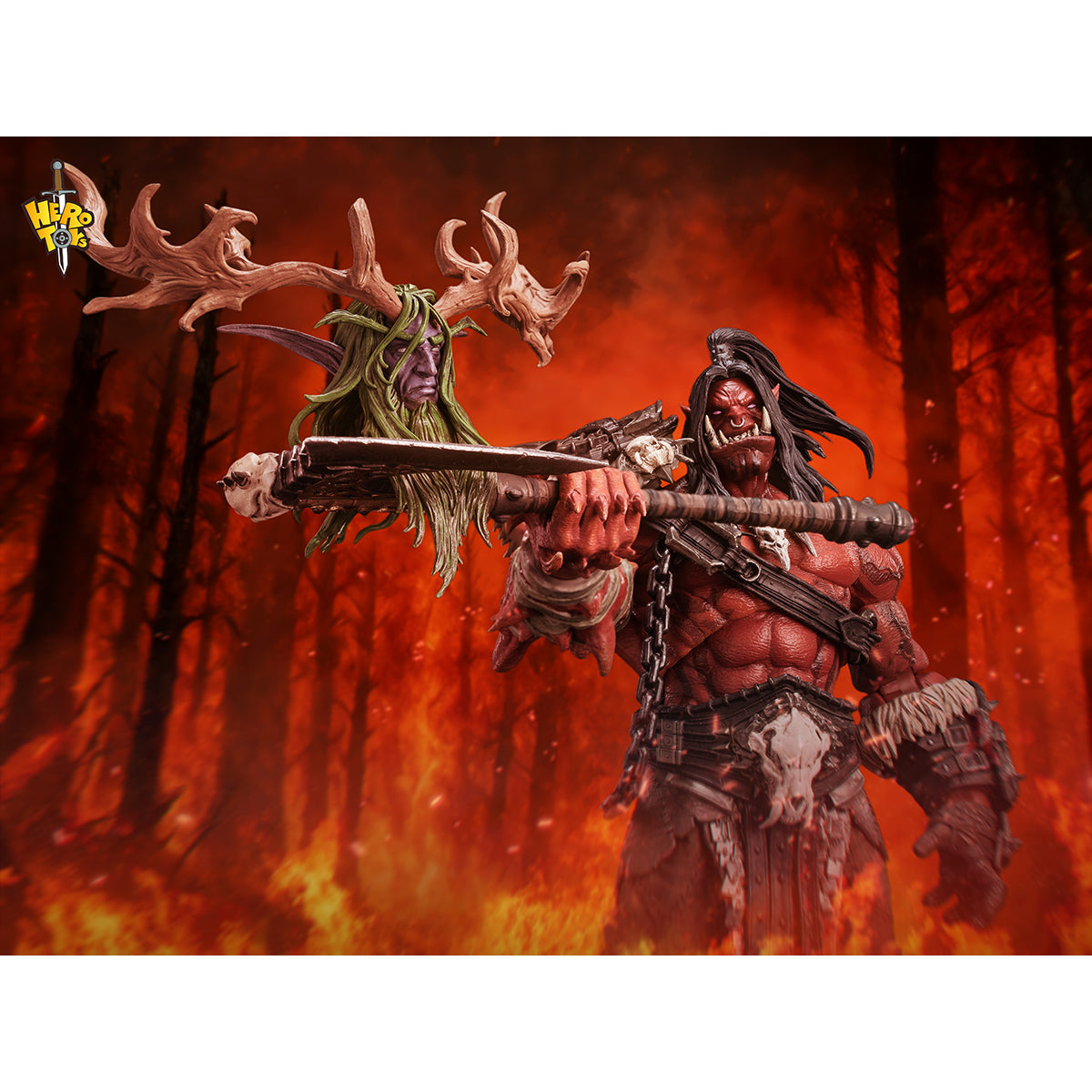 Hero toys Tribal War Song Great Chieftan Red 1/10 Scale Action Figure