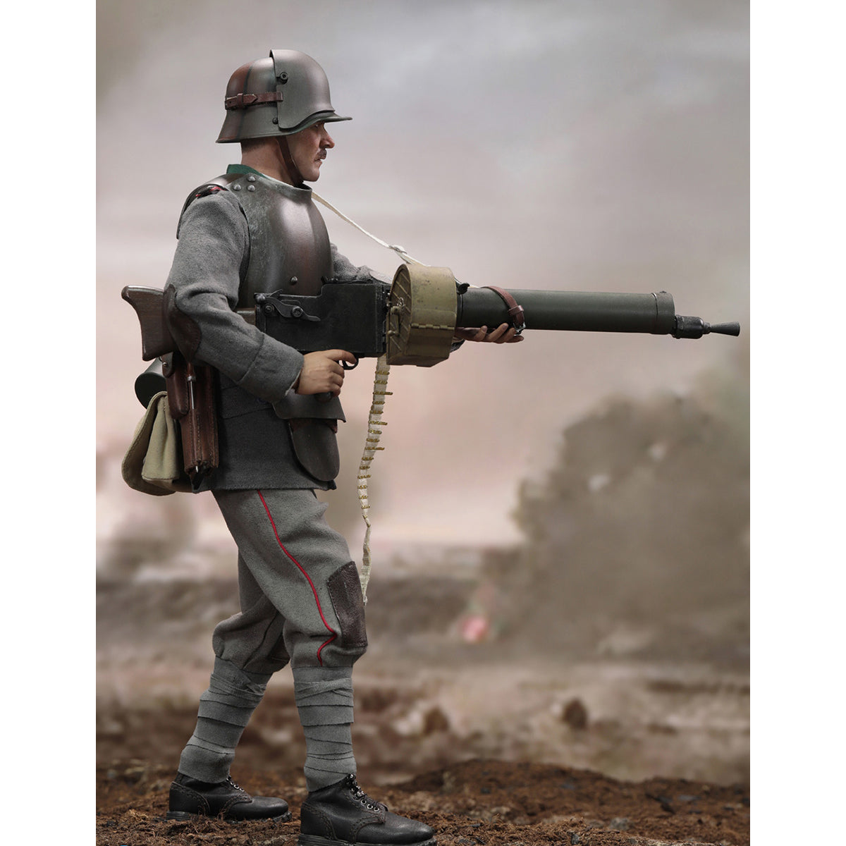DID WWI German MG08 Machine Gunner Arthur D11015 1/6 Scale Action Figure