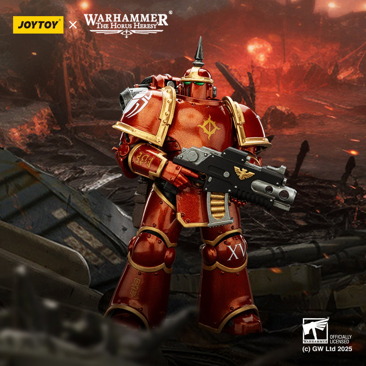 (Only Shipped to the US) JOYTOY Warhammer Thousand Sons MK lll Tactical Legionary JT02694 1/18 Scale Action Figure