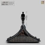 ToysNest Oriental Ancient City: The Roof of Old Temple Scene Fit Action Figure