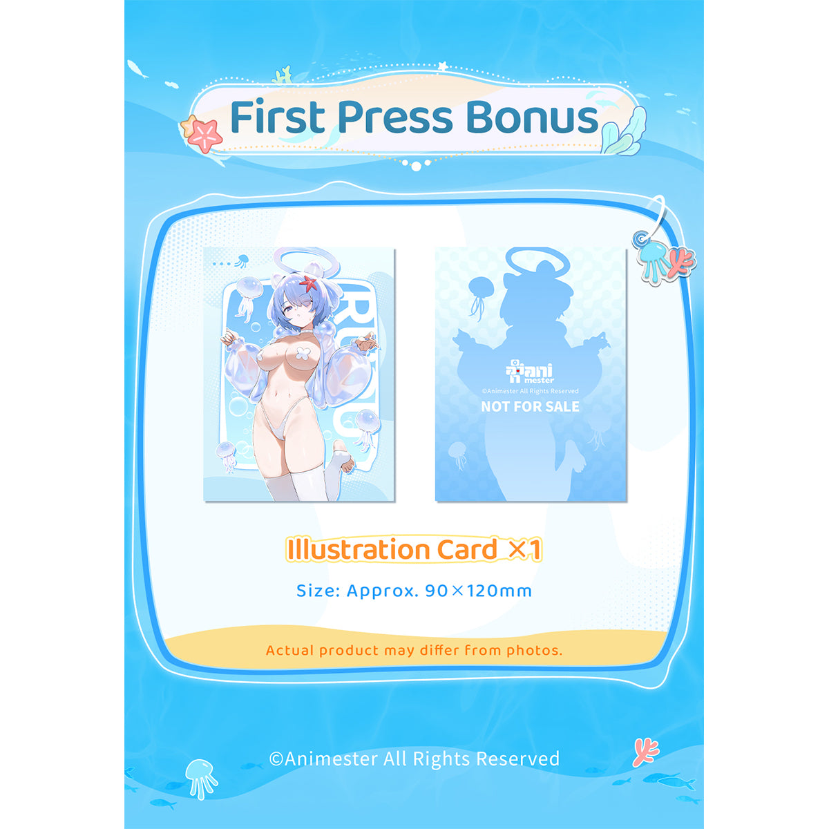 Animester Jellyfish Girl Shizuku Ruru 1/7 Scale Art Statue