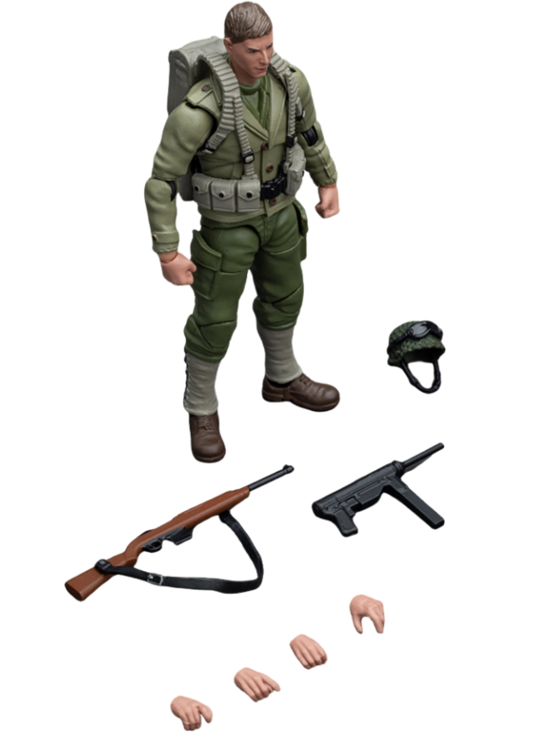 HiPlay JoyToy Collectible Figure: WWll United States Army 1:18 Scale Action Figures JT8933