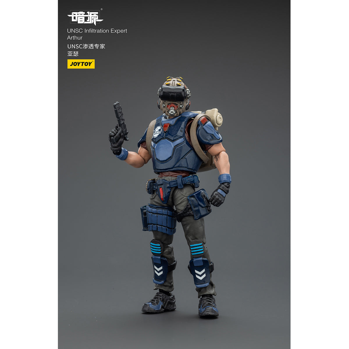 JOYTOY UNSC Sniper Mason/Medic Levi/Assaulter Samuel/Breacher Benjamin/Infiltration Expert Arthur/Elite Soldier Hunter/Assaulter Elias/Assaulter Liam 1/25 Scale Action Figure