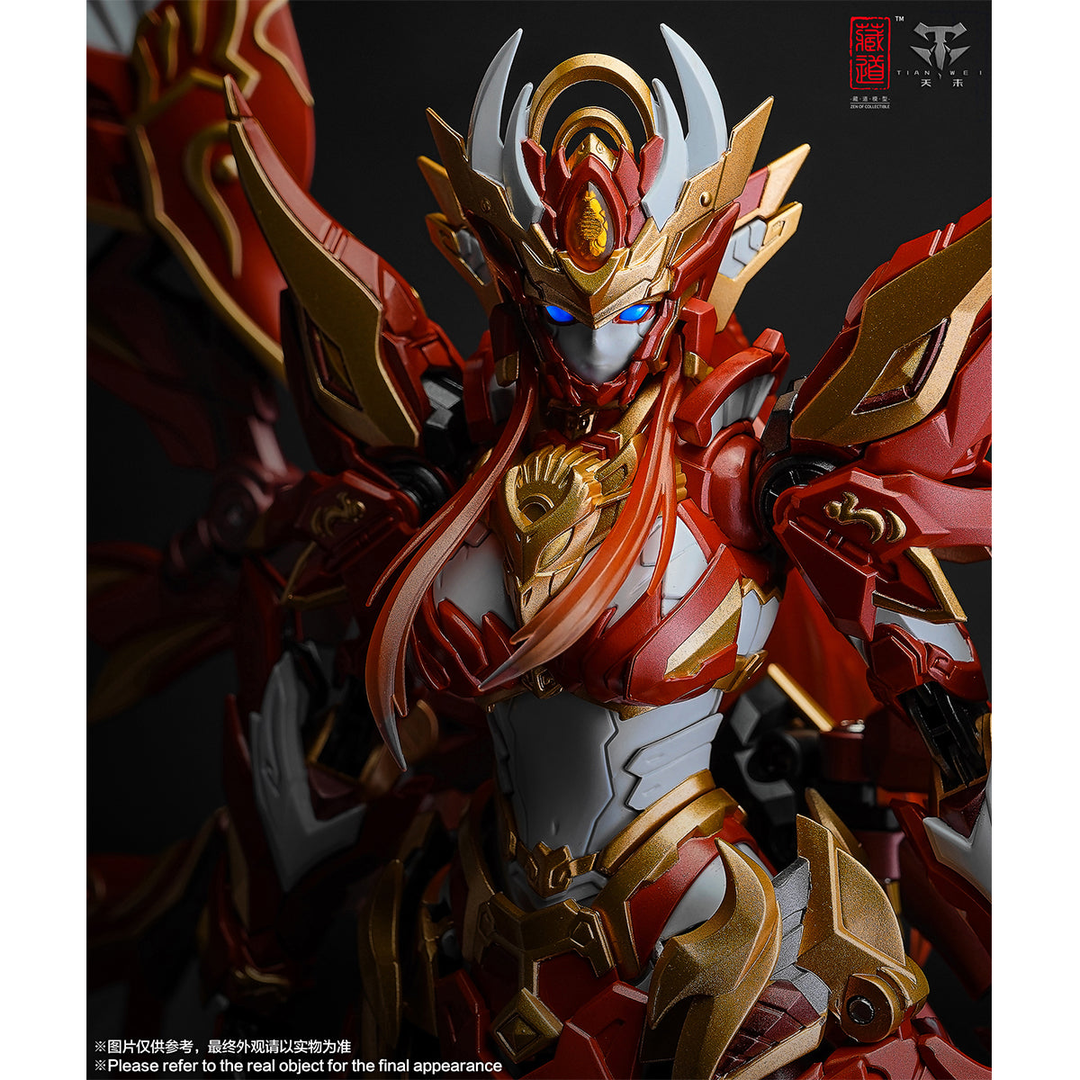 ZEN of Collectible Four Holy Beasts Vermillion Bird Alloy Action Figur
