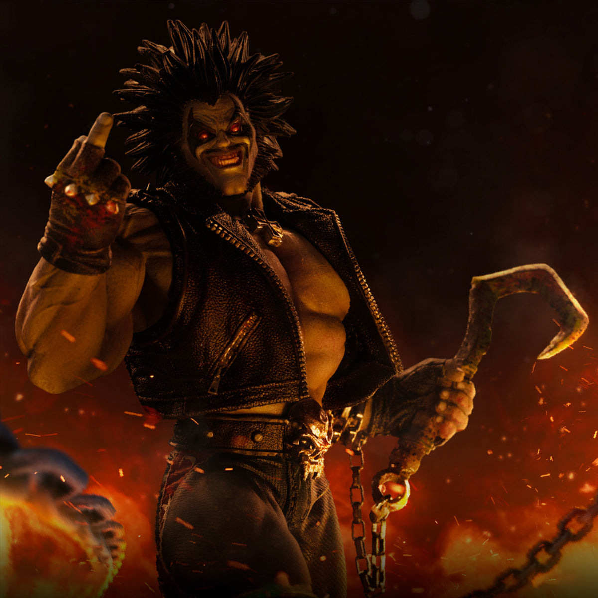 Iron Studios Lobo Unleashed Art Statue