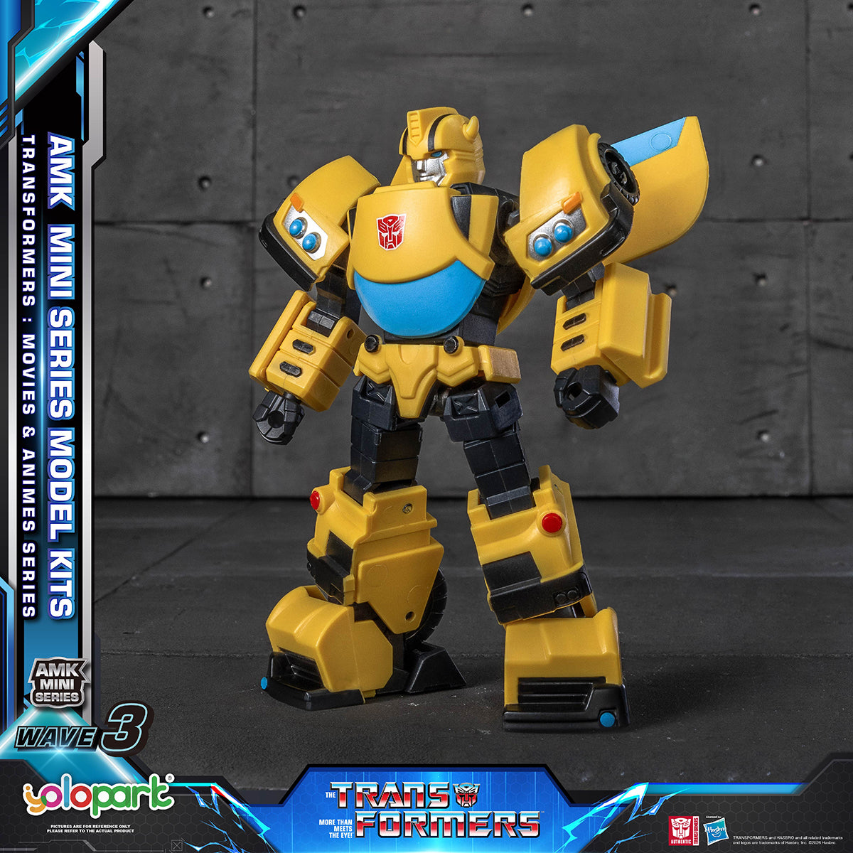 Yolopark AMK MINI WAVE 3-TF3 Bumblebee AMKM3BB Pre-assembled Model Kits