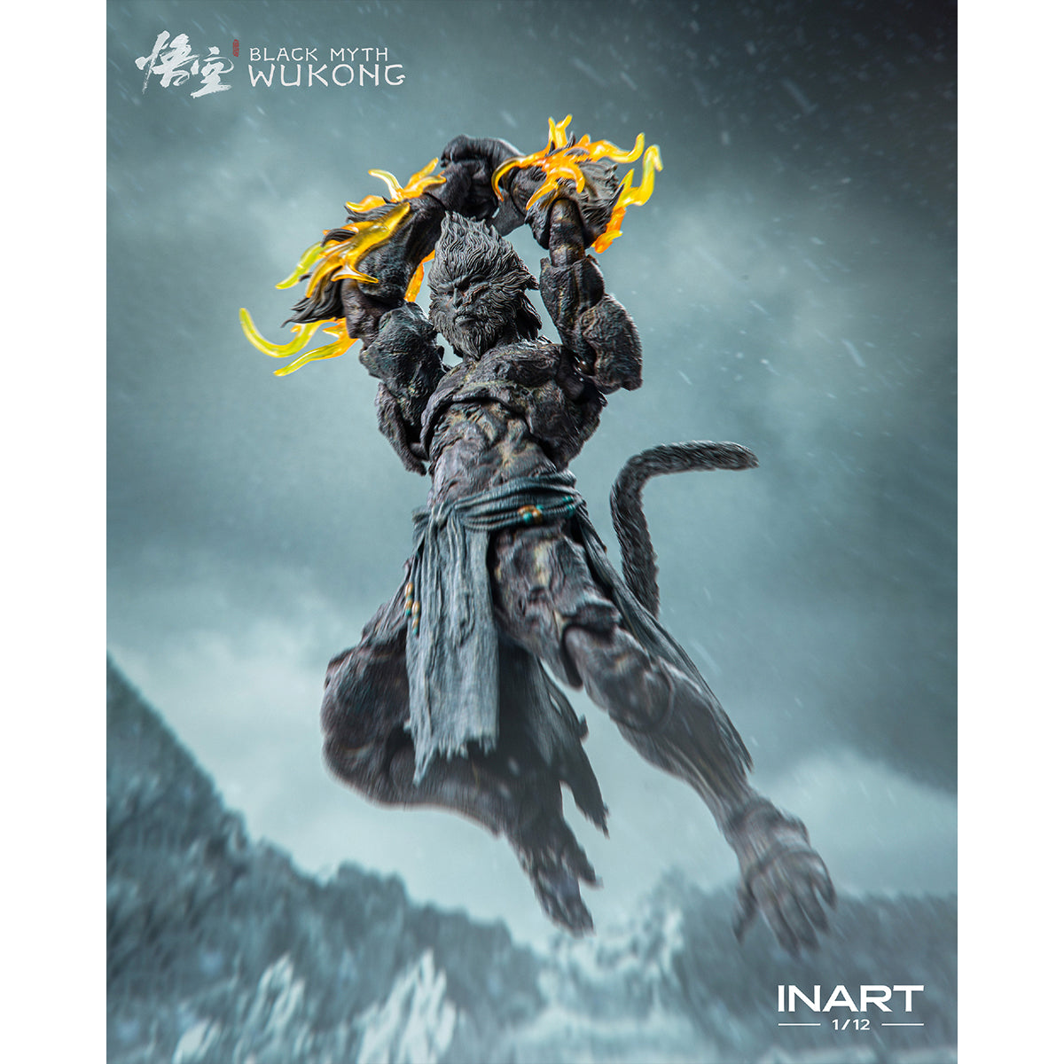 INART MAG G0004 Black Myth: Wukong Stone Monkey 1/12 Scale Game Action