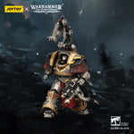 JOYTOY Warhammer The Horus Heresy Iron Warriors Warsmithwith Graviton Crusher Hammer & Legion Praevian with Bolt Pistol 1/18 Scale Action Figure
