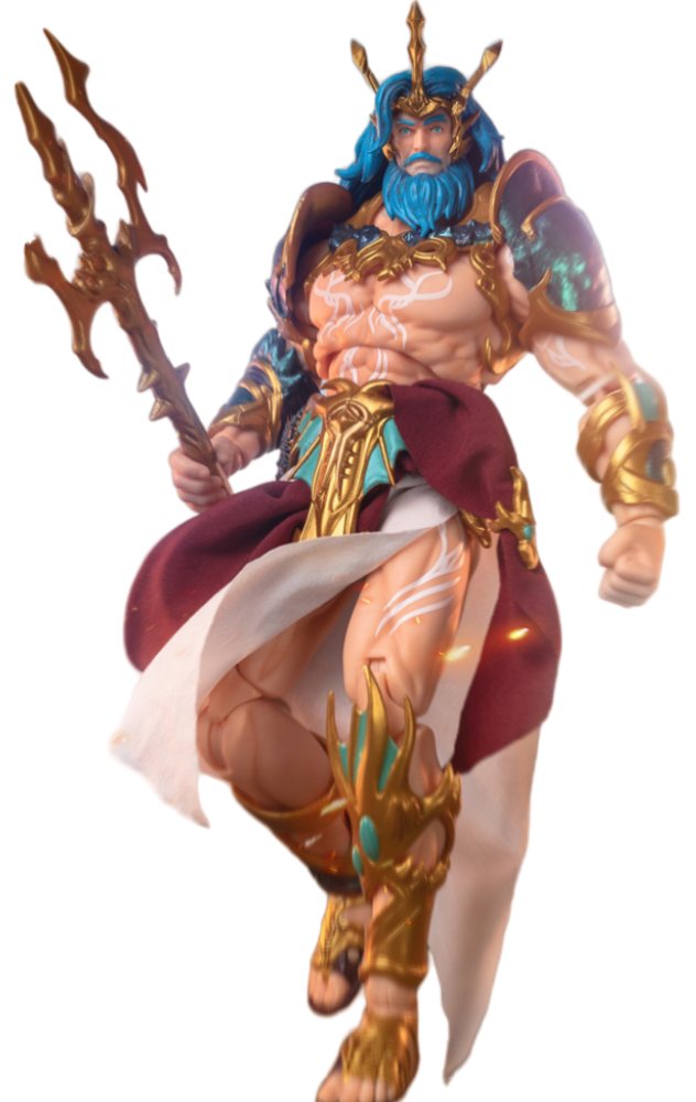 ShinfuToys M03G Myth Gods of Nation: Poseidon 1/12 Scale Action Figures