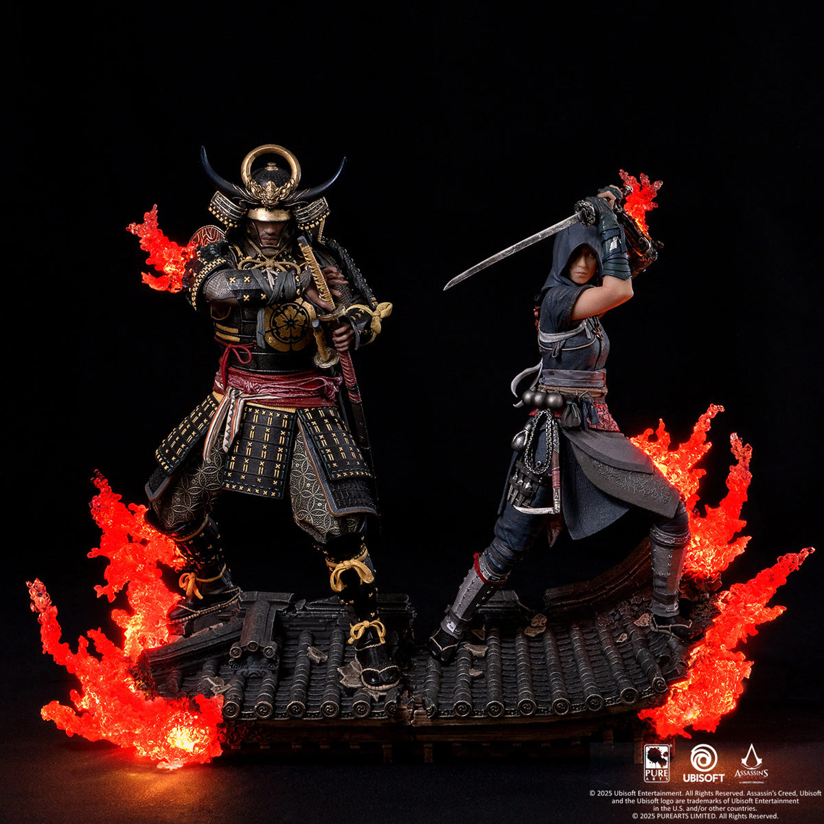 PureArts Assassin's Creed Shadows Animus Yasuke 11-Inches Game Role Statue