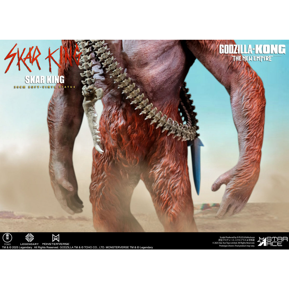 STAR ACE Toys Godzilla vs. Kong: The New Empire - Skar King Action Figure