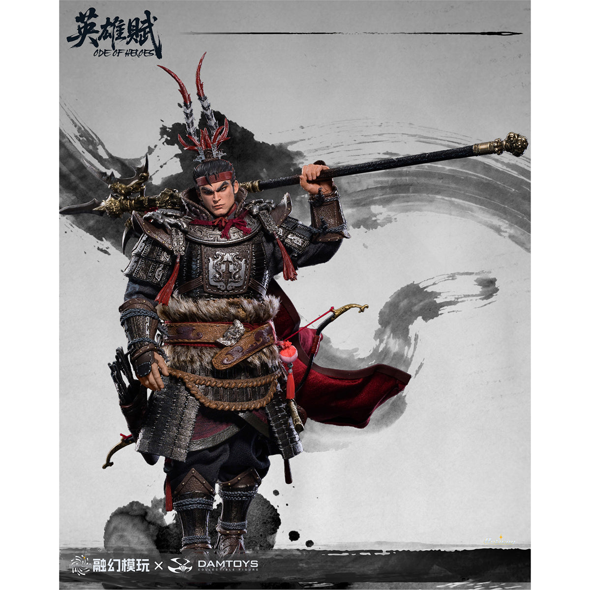 FUSION FANTASY × DAMTOYS Odes of Heroes Jiuyuan Fierce Tiger FTOH-01 Lv Bu 1/12 Scale Action Figure