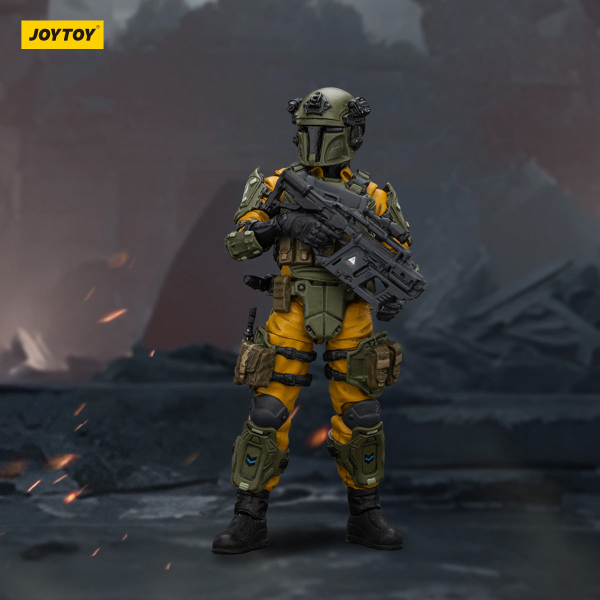 (Only Shipped to the US) JOYTOY Stellar Scar Assault Team Firesulfur JT01901 1/18 Scale Action Figure