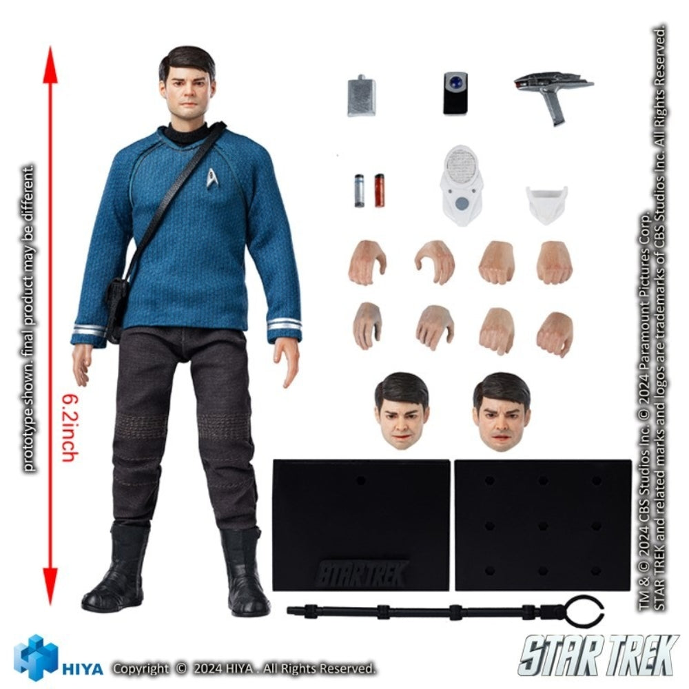 HiPlay HIYA Full Set: Exquisite Mini Series McCoy, Anime Style, Seamless Design, 1:12 Scale Miniature Action Figurine